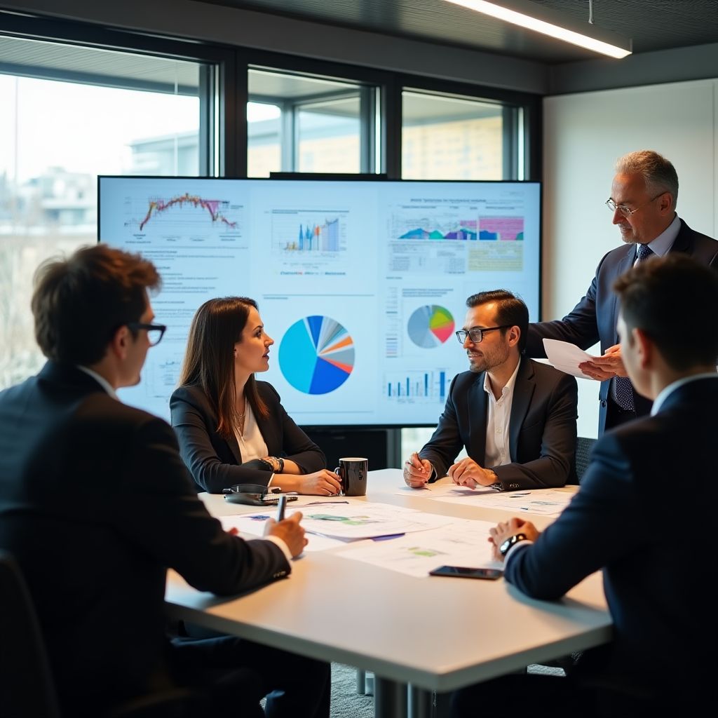 Equipo de ChileFinance en reunión estratégica