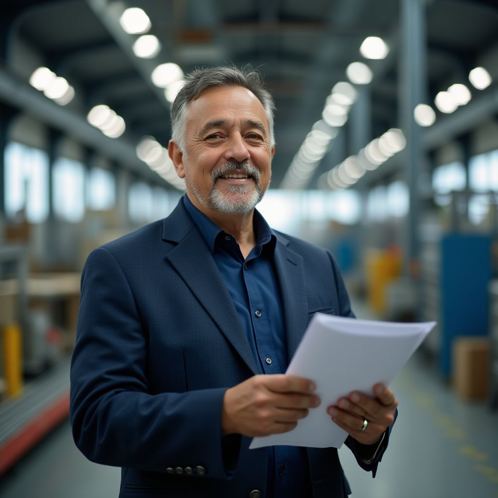 Empresario expandiendo su negocio